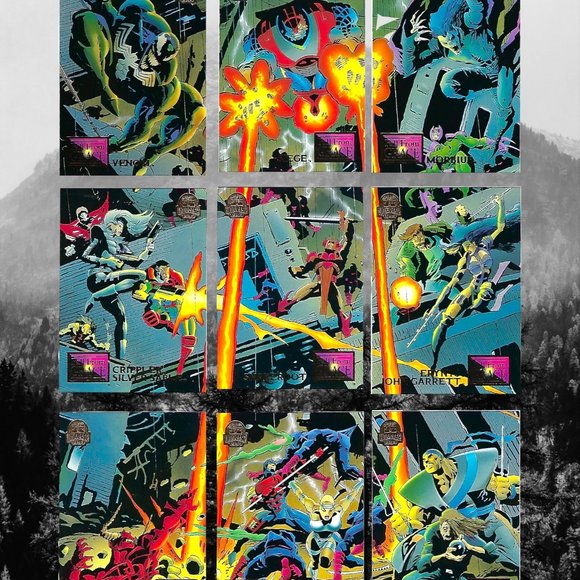 1994 Marvel Trading Cards - Fall From Grace Full Set of 9 - Picture 1 of 11